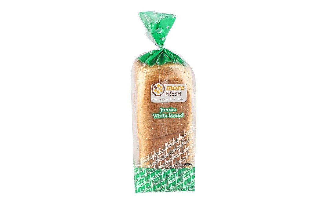 More Fresh Jumbo White Bread    Pack  800 grams